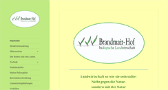 Desktop Screenshot of brandmair-hof.de