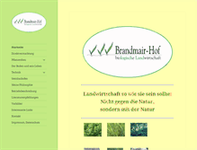 Tablet Screenshot of brandmair-hof.de